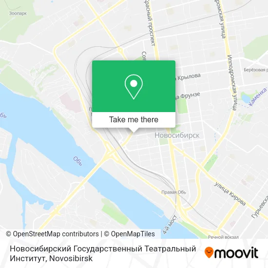 Новосибирский Государственный  Театральный Институт map