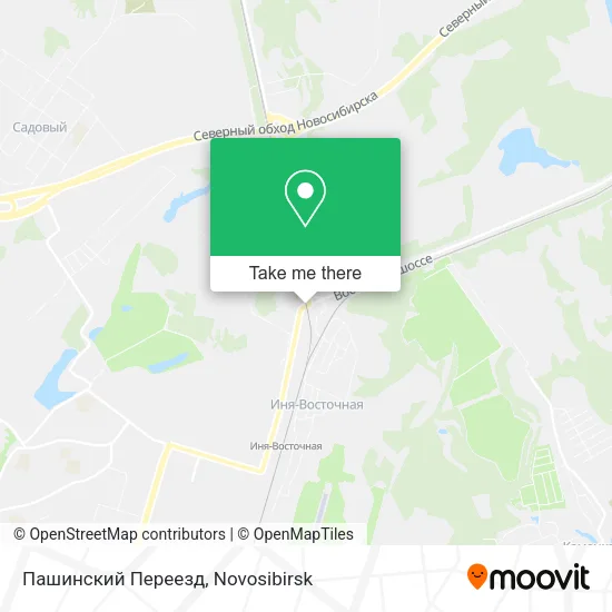 Пашинский Переезд map
