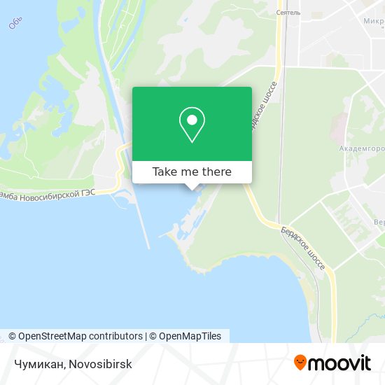 Чумикан map