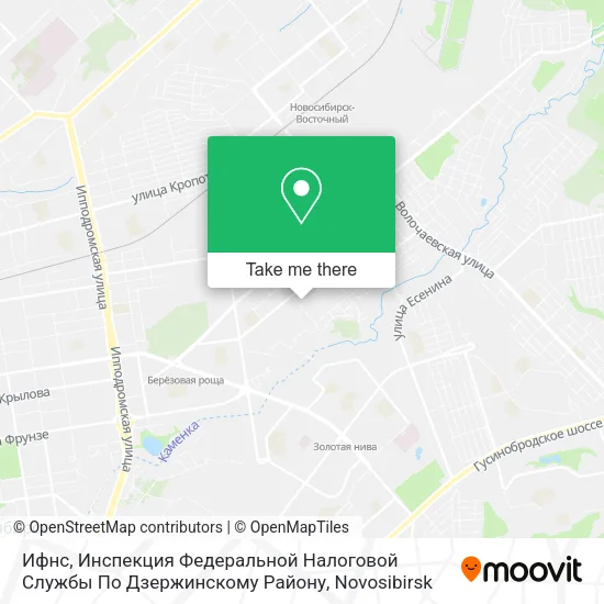 Ифнс, Инспекция Федеральной Налоговой Службы По Дзержинскому Району map