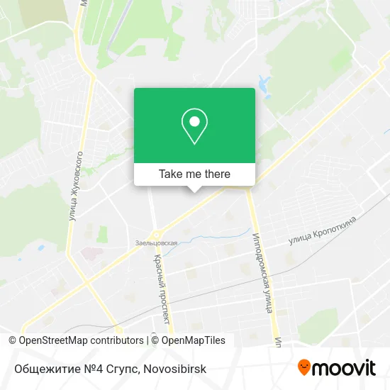 Общежитие №4 Сгупс map