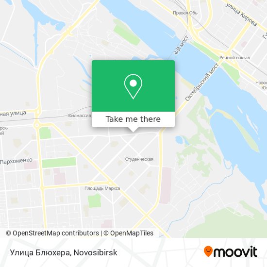 Улица Блюхера map
