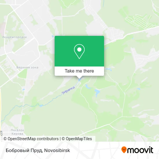 Бобровый Пруд map