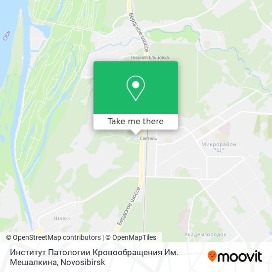 Институт Патологии Кровообращения Им. Мешалкина map