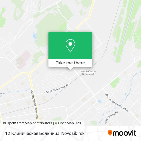 12 Клиническая Больница map