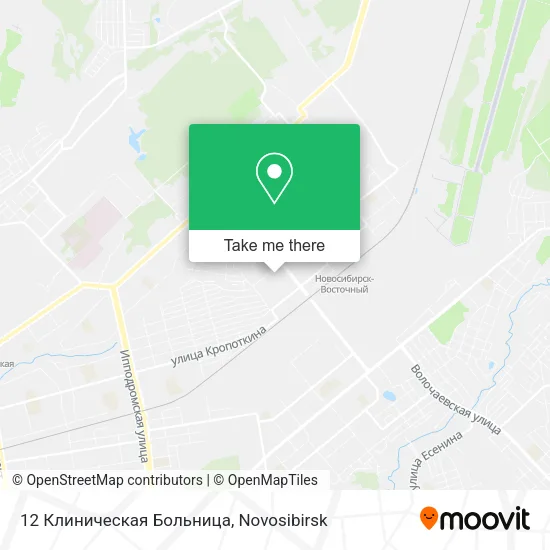 12 Клиническая Больница map