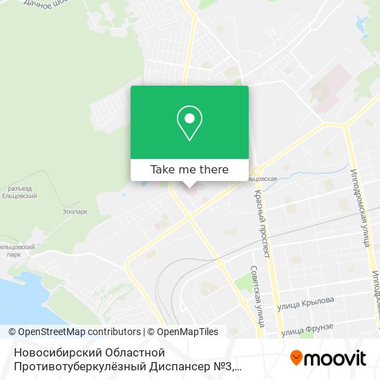Новосибирский Областной Противотуберкулёзный Диспансер №3 map