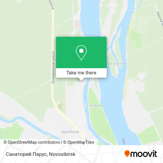 Санаторий Парус map