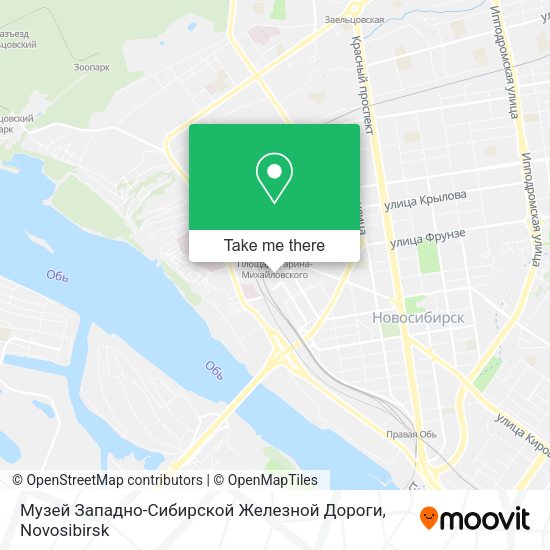 Музей Западно-Сибирской Железной Дороги map