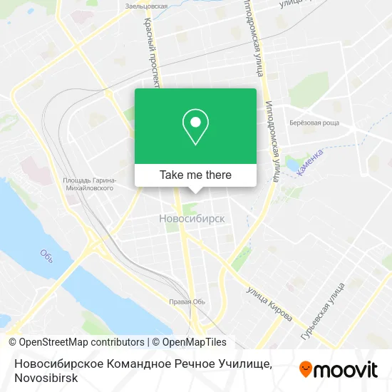 Новосибирское Командное Речное Училище map