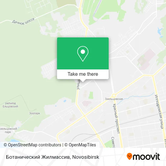 Ботанический Жилмассив map