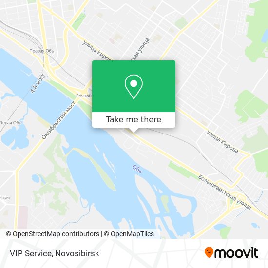 VIP Service map