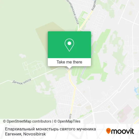 Епархиальный монастырь святого мученика Евгения map