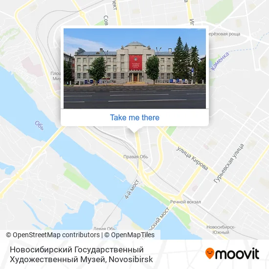 Новосибирский Государственный Художественный Музей map