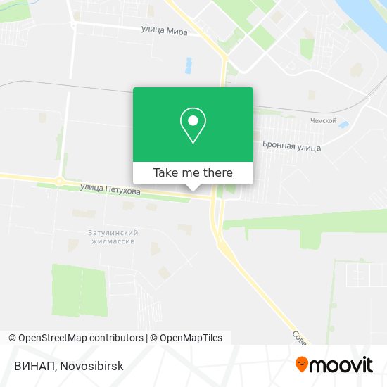 ВИНАП map