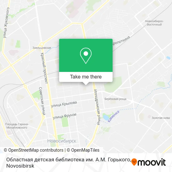 Областная детская библиотека им. А.М. Горького map