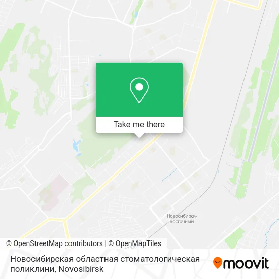 Новосибирская областная стоматологическая поликлини map