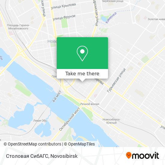 Столовая СибАГС map