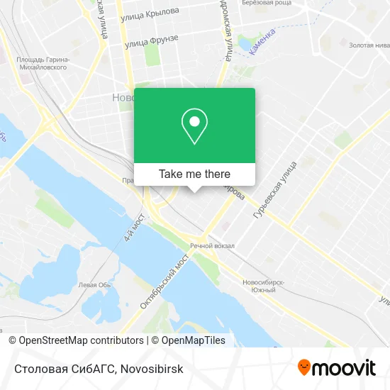 Столовая СибАГС map