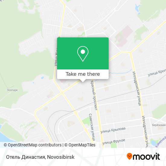 Отель Династия map