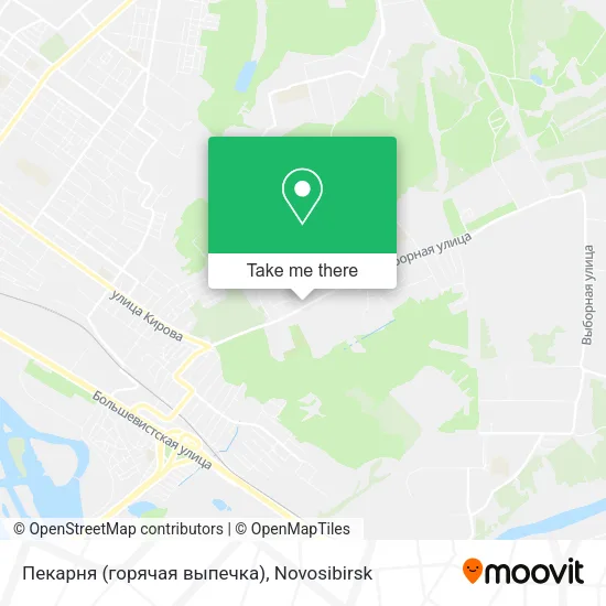 Пекарня (горячая выпечка) map