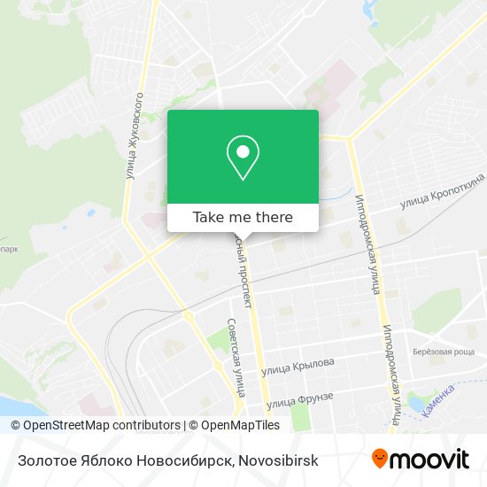Золотое Яблоко Новосибирск map