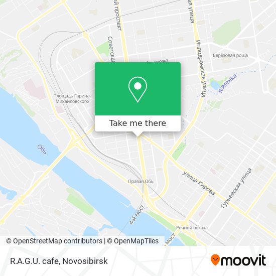 R.A.G.U. cafe map