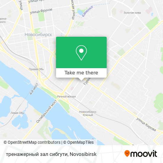 тренажерный зал сибгути map