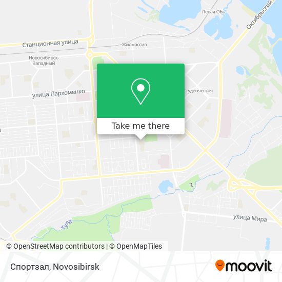 Спортзал map