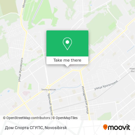 Дом Спорта СГУПС map