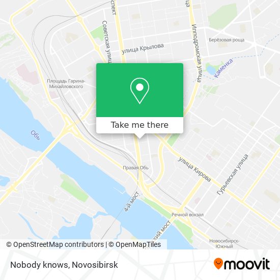 Nobody knows map