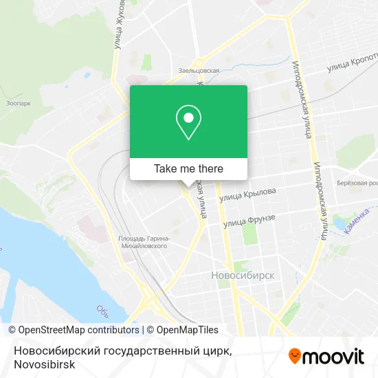 Новосибирский государственный цирк map