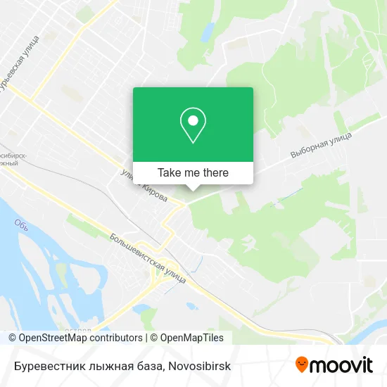 Буревестник  лыжная база map