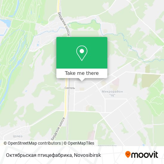 Октябрьская птицефабрика map