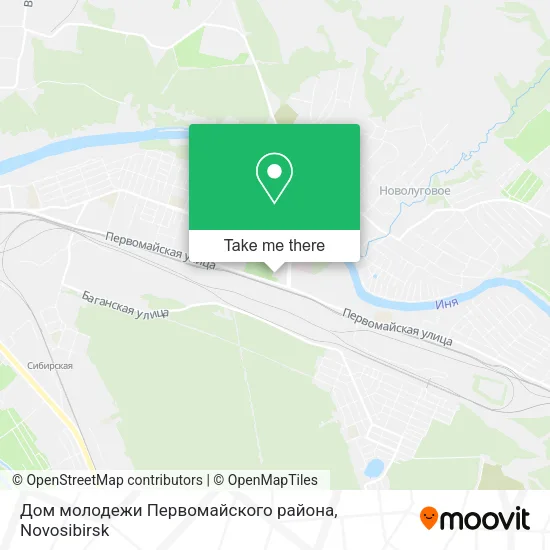 Дом молодежи Первомайского района map