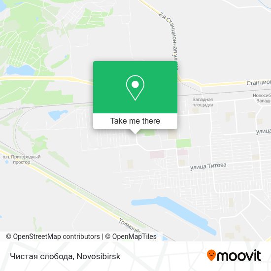 Чистая слобода map