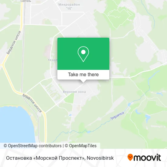 Остановка «Морской Проспект» map