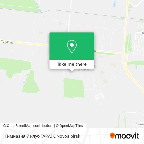 Гимназия 7 клуб  ГАРАЖ map