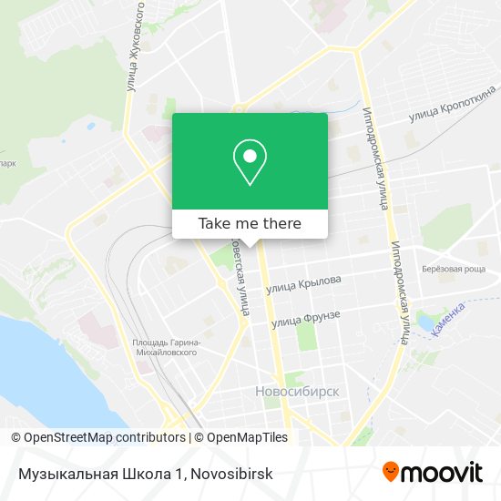 Музыкальная Школа 1 map
