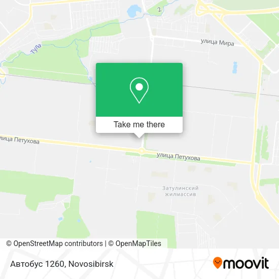 Автобус 1260 map