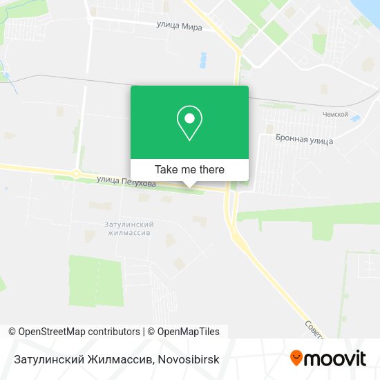 Затулинский Жилмассив map