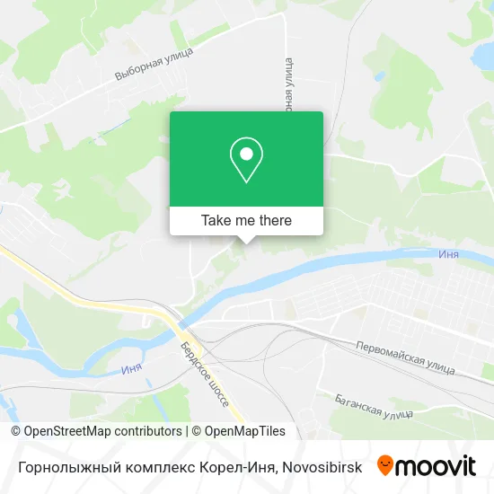 Горнолыжный комплекс  Корел-Иня map