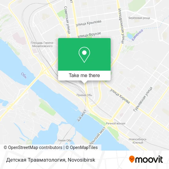 Детская Травматология map