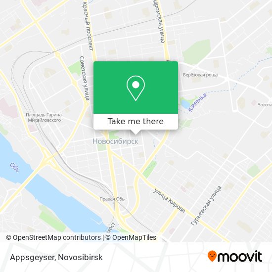 Appsgeyser map