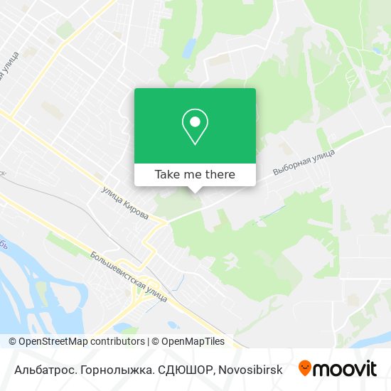 Альбатрос. Горнолыжка. СДЮШОР map
