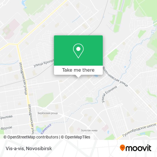 Vis-a-vis map
