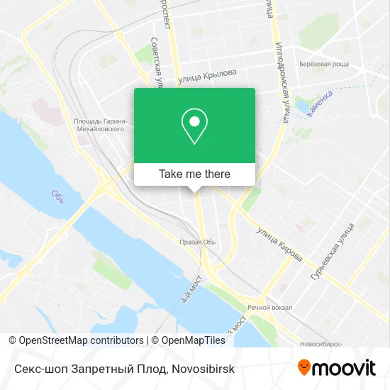 Секс-шоп Запретный Плод map
