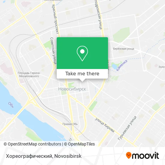 Хореографический map