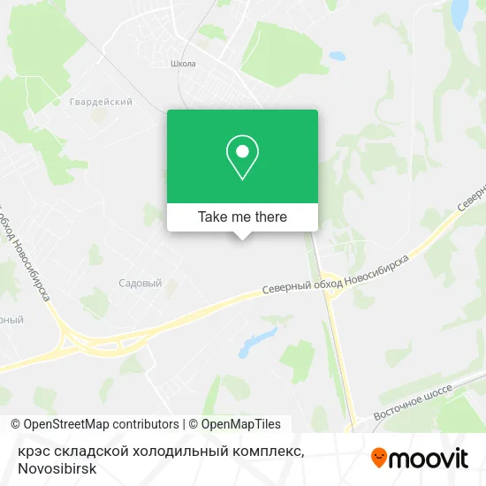 крэс складской холодильный комплекс map