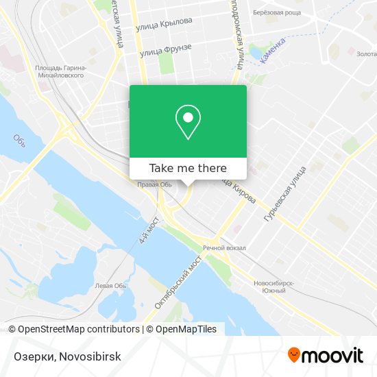 Озерки map